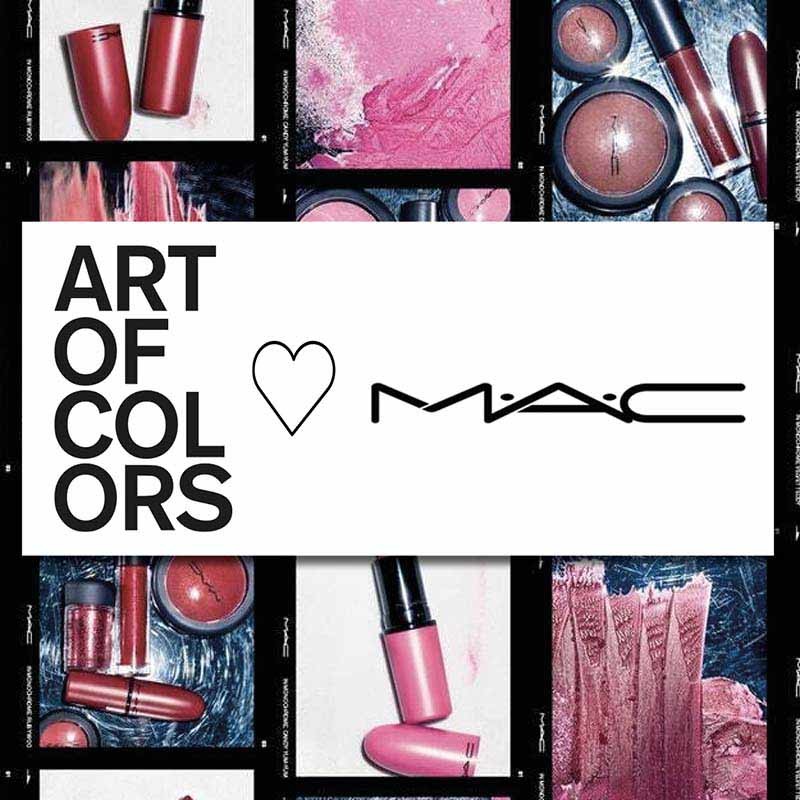 Ontvangende machine opgroeien beloning MAC Cosmetics collaboration with Art of Colors makeup artist school